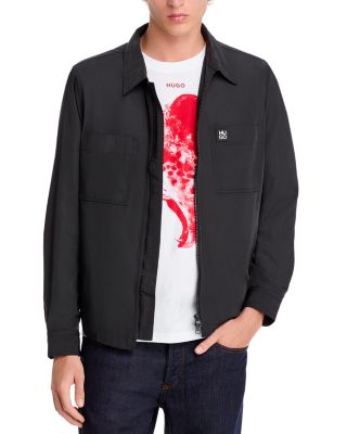 HUGO - Evalom Oversized Fit Full Zip Shirt Jacket