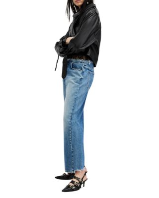 Hendry Leather Cropped Trench Coat