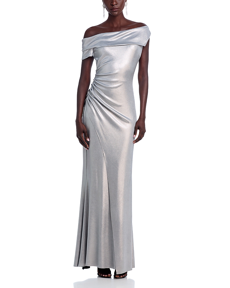 Chiara Boni La Petite Robe Koppany Splendid Gown In Silver