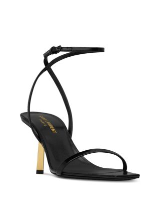 SAINT LAURENT - Women's Lee Sandals In Glazed Leather