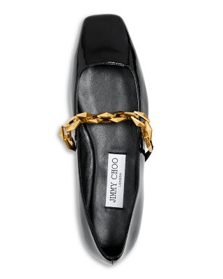 Jimmy Choo Women's Diamond Tilda Square Toe Flats