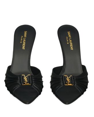 サンダル・ミュール BABYLONE SANDALS SAINT LAURENT Women's Babylone Mule Sandals | Bloomingdale's