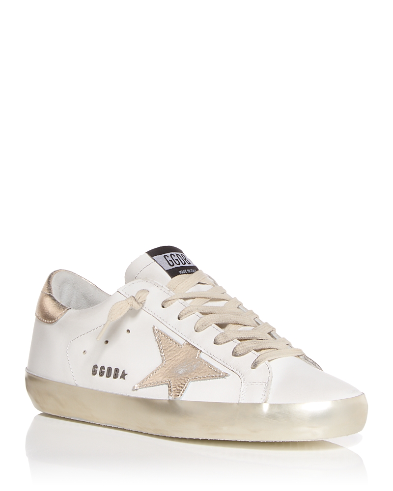 Golden Goose Super-star Sneakers In White