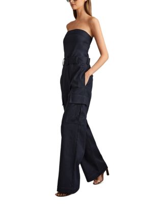 REISS - Lois Bandeau Jumpsuit