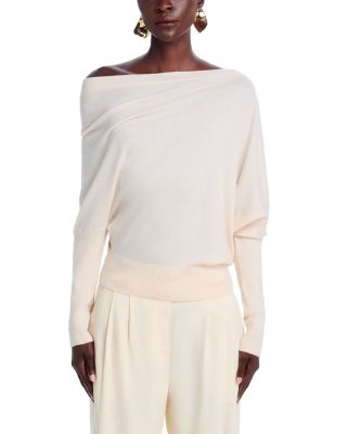 Grainge Cashmere Open Neck Sweater  