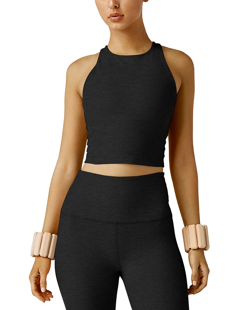 BEYOND YOGA SPACEDYE REFOCUS CROPPED TANK TOP