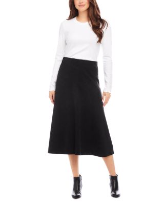 Karen Kane - Faux Suede Midi Skirt