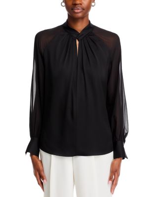 The Valentine Silk Blend Blouse