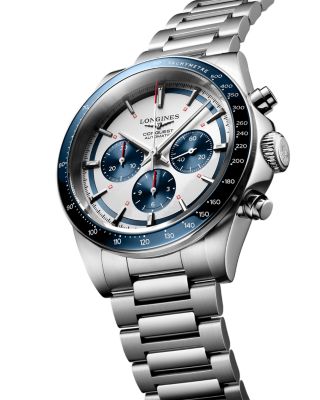 Conquest Silver Chronograph, 42mm
