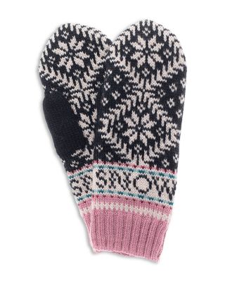 French Knot - Novelty Nordic Knitted Wool Mittens