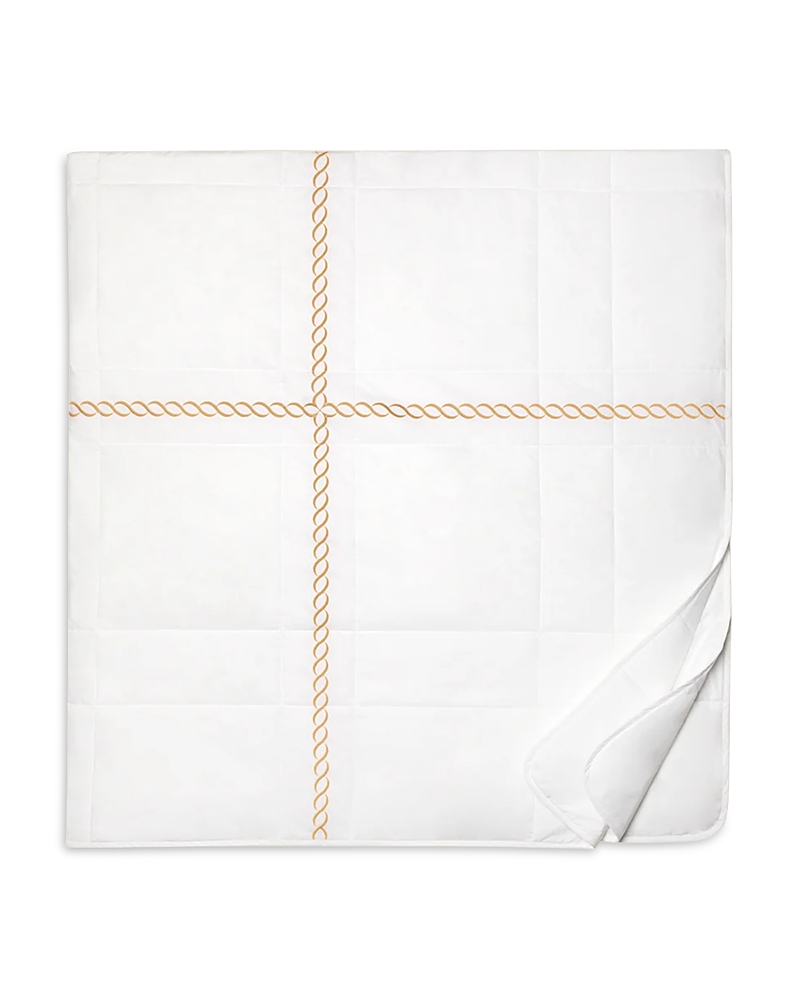 Pratesi Treccia Quiltino, King In White/beige