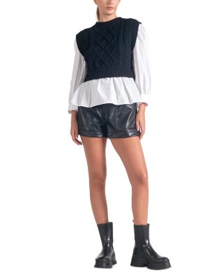 Layered Look Sweater