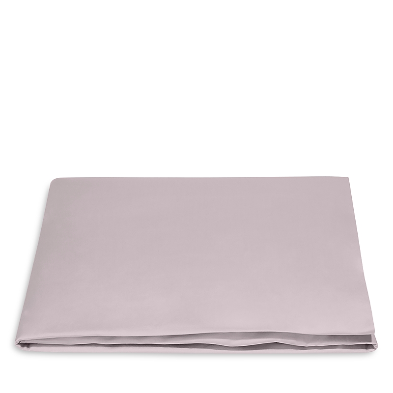 Matouk Nocturne Sateen Fitted Sheet, Queen In Deep Lilac