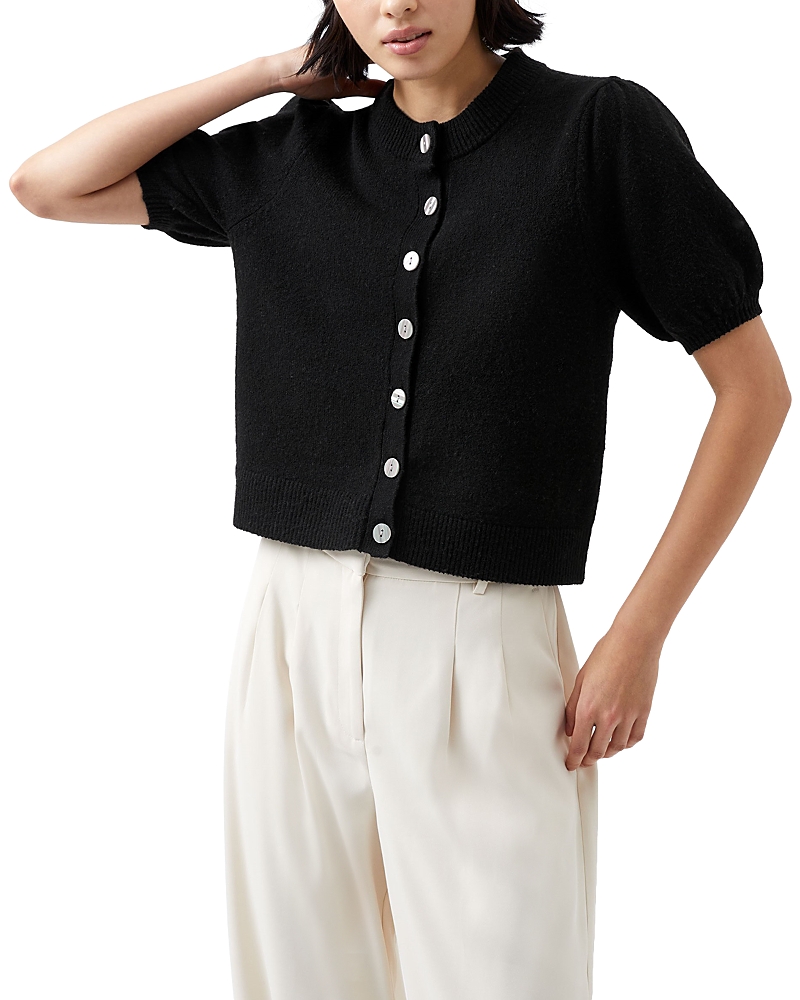 French Connection Vhari Puff Sleeve Cardigan