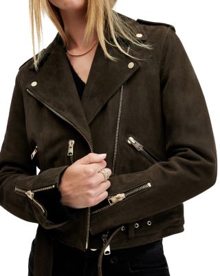 Suede Balfern Biker Jacket