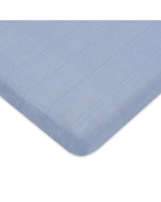 All Stages Midi Crib Sheet in GOTS Certified Organic Muslin Cotton