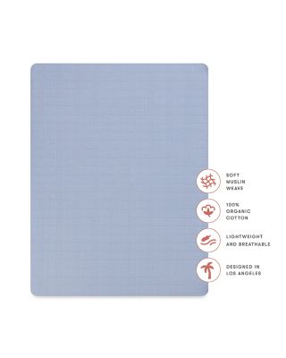 All Stages Midi Crib Sheet in GOTS Certified Organic Muslin Cotton