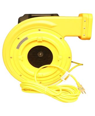  2 HP XLT Inflatable Bounce House Blower, Energy Efficient, Low Amp Draw for Large Inflatable Bounce House, Water Slide, and Obstacle Course for Kids up to 19 ft Tall