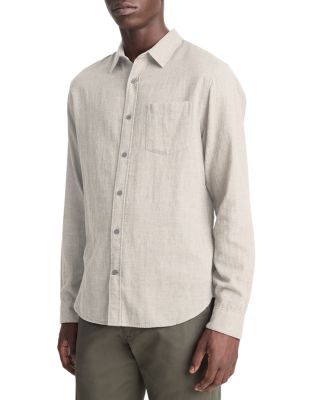 Vince - Double Face Long Sleeve Button Front Shirt