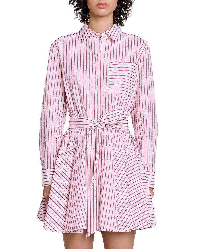 Maje - Reva Striped Dress