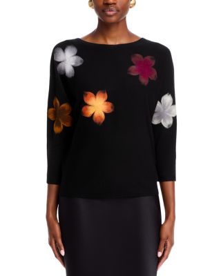 Sioni Floral Dolman Sleeve Sweater | Bloomingdale's Women