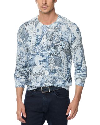 Robert Graham - Valtos Mosaic Paisley Print Sweater