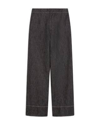 【関税込み】Max Mara Denim-effect cotton trousers Max Mara Denim-effect cotton trousers - Women | VIETTI