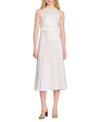 Sandro - Jolie Pleated Midi Dress