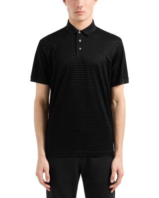 Emporio Armani - Allover Logo Polo Shirt