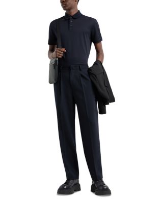 Chevron Jacquard Polo Shirt