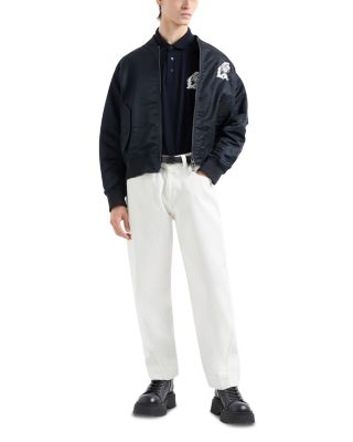 Mercerized Cotton Piquet Bulldog Embroidery Polo