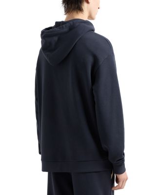 Cotton Twill Whale Patch Regular Fit Hoodie 
