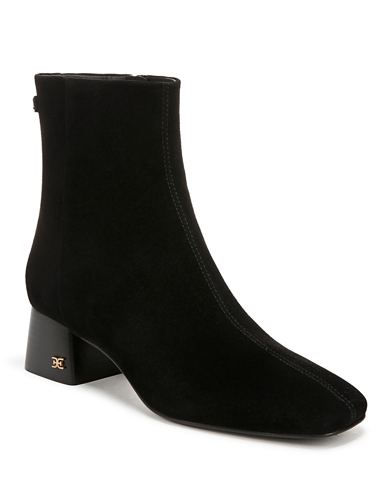 Sam Edelman Women's Paige Square Toe Block Heel Ankle Booties