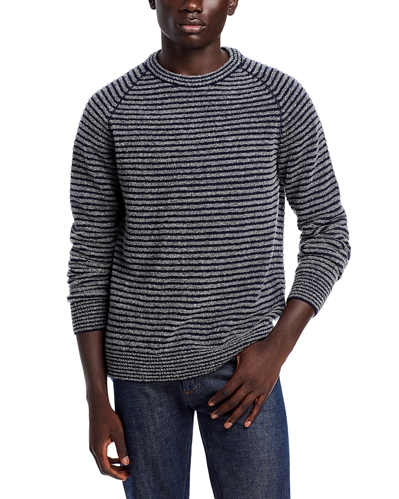 Gallia Knit Striped Round Neck Sweater - Exclusive