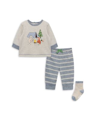 Little Me - Boys' Campsite Jogger Set & Socks - Baby