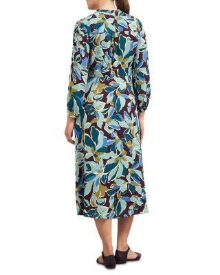 Lea Printed Midi Dress
