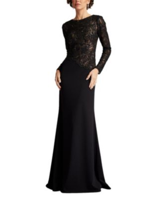 Shika Embroidered Crepe Gown