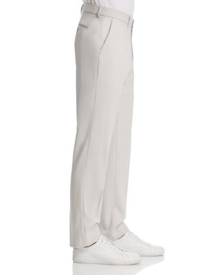 Stretch Wool Slim Fit Suit Pants