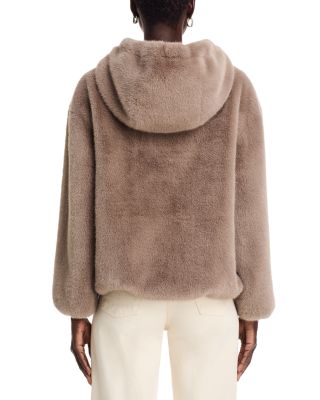 Faux Fur Hooded Jacket