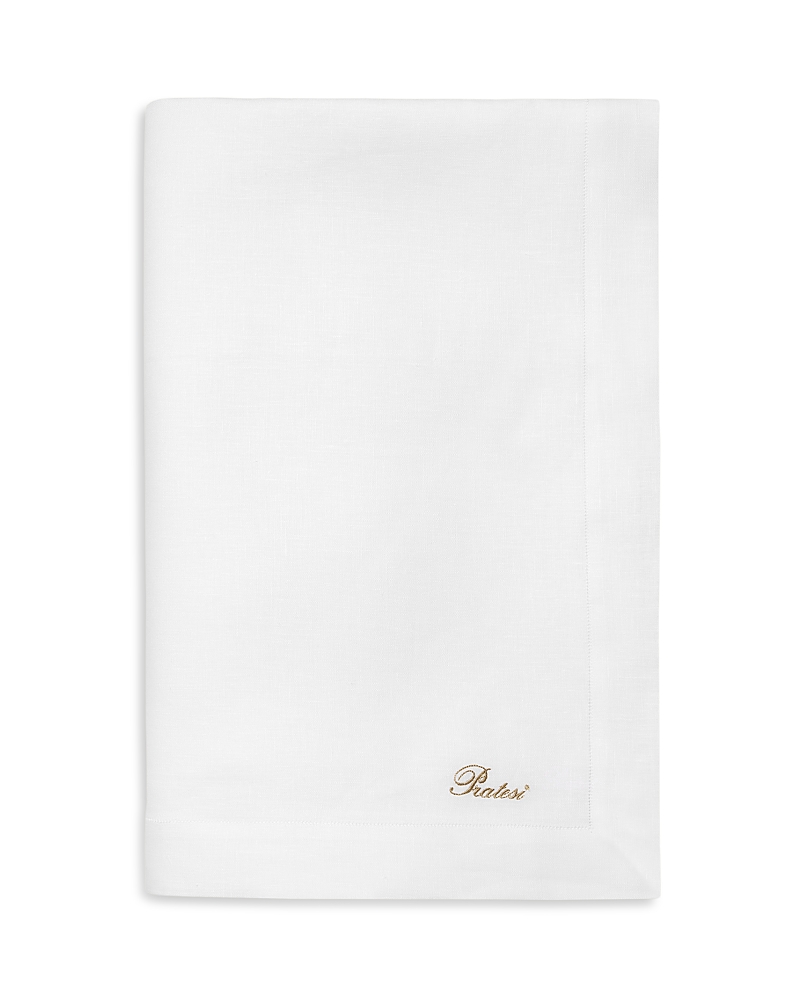 Pratesi Bianchissima Table Runner, 15 X 70 In White