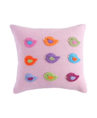 Melange Collection - Knit Cotton 10" Bird Pillow