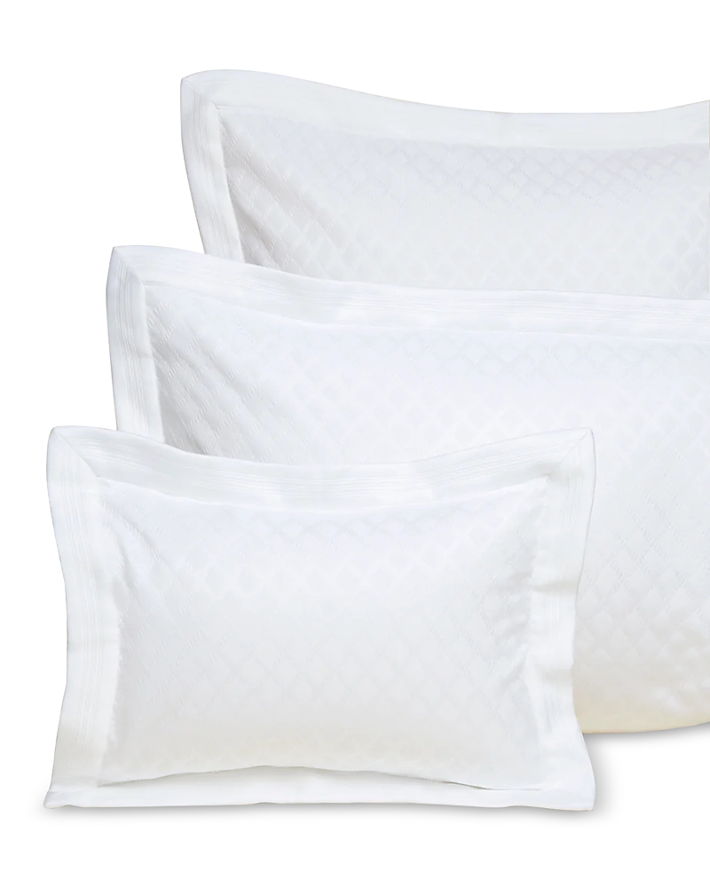 Pratesi Cordone Queen Sham In White