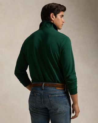 Classic Fit Soft Cotton Long-Sleeve Polo Shirt