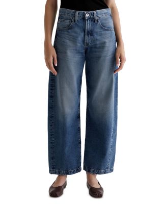 AG - High Rise Barrel Leg Jeans in Bari