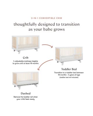 Hudson 3-in-1 Convertible Crib