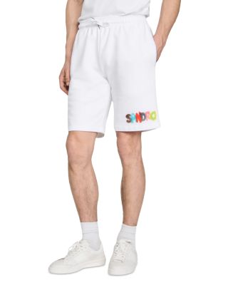 Sandro - Arty Logo Print Shorts