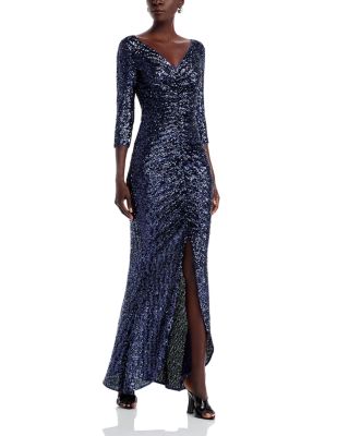 Chiara Boni La Petite Robe - Akinari Gathered Sequin Gown - Exclusive