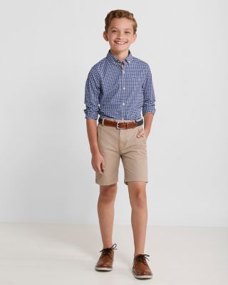 Boys' On-The-Go Brrr&deg; Gingham Button Down Shirt - Little Kid, Big Kid