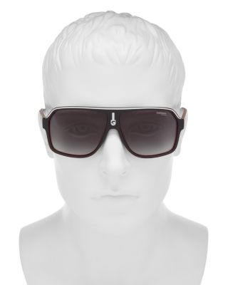  Oversized Flat Top Aviator Sunglasses, 65mm