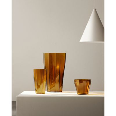 Reed Vase Amber, Large